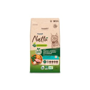 Ração Premier Nattu para Gatos Adultos Castrados Sabor Abóbora