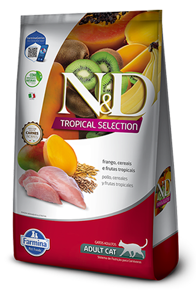 Ração N&D Tropical Selection para Gatos Adultos Sabor Frango