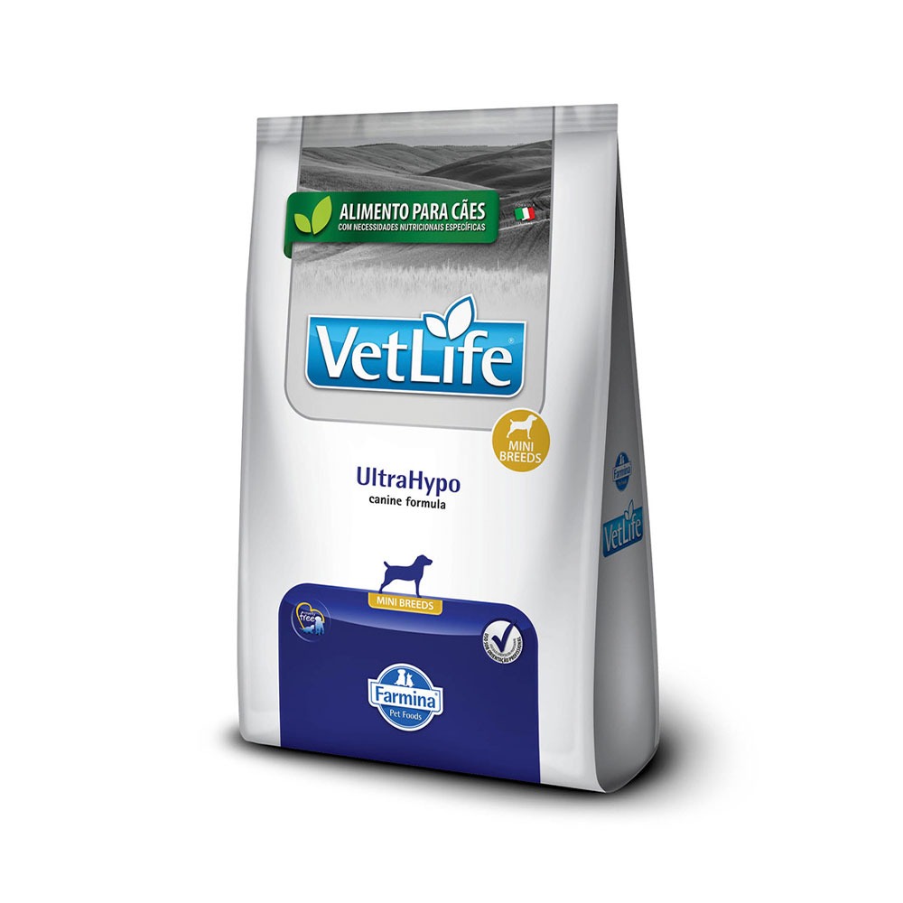 Ração UltraHypo Mini Vet Life para Cães Adultos