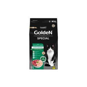 Ração Golden Special para Gatos Castrados Sabor Frango e Carne