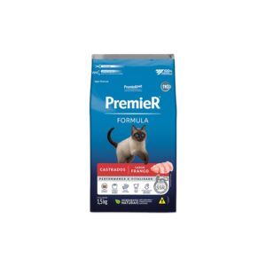 Ração Premier Formula para Gatos Adultos Castrados Sabor Frango