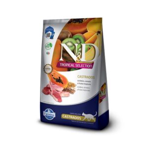 Ração N&D Tropical Selection para Gatos Adultos Castrados Sabor Cordeiro