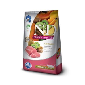 Ração N&D Tropical Selection para Gatos Adultos Castrados Sabor Suíno