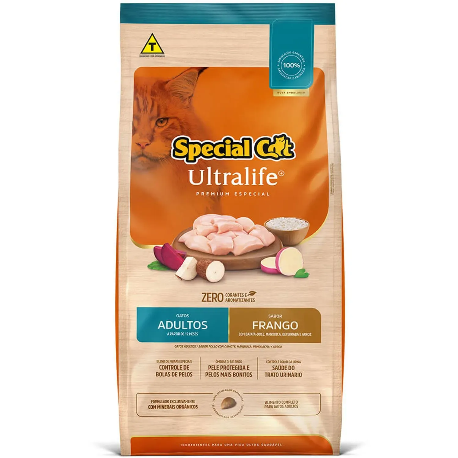 Ração Special Cat Ultralife para Gatos Adultos Sabor Frango