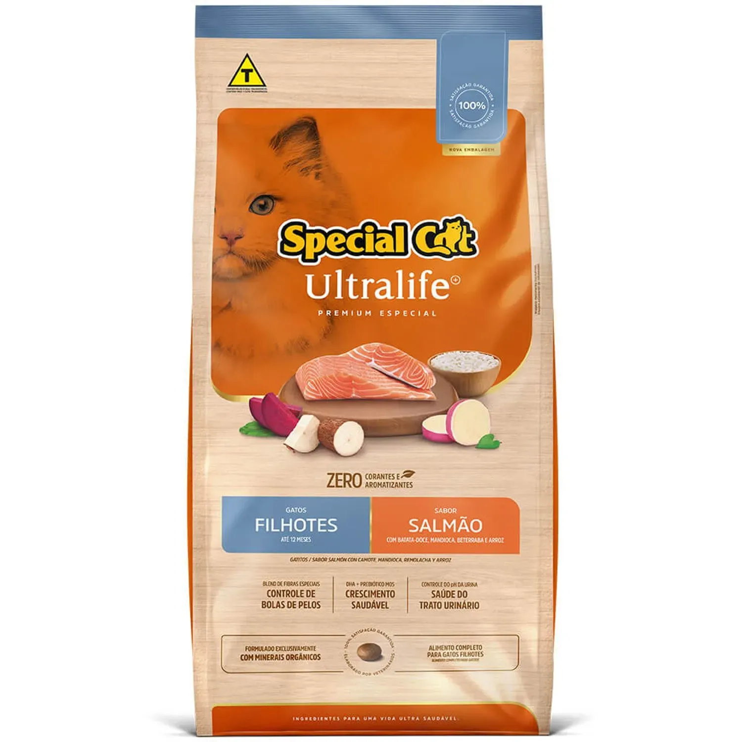 Ração Special Cat Ultralife para Gatos Filhotes Sabor Salmão